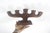 Vintage Scandinavian folk art handmade wood candelabra with five arms. Perfect for the holidays or to add a bit of texture...