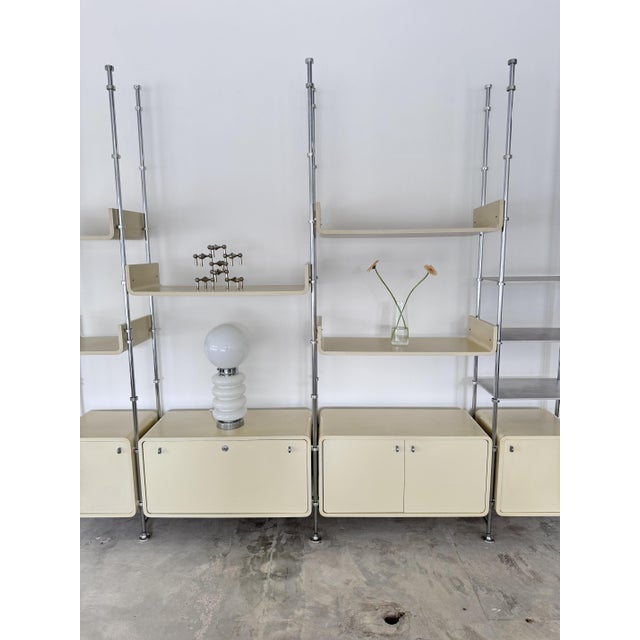 Contemporary Vintage Modular Wall Shelf by Michel Ducaroy for Ligne Roset, 1960s For Sale - Image 3 of 18