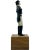 Mid 20th Century Vintage Female Equestrian Horse Jockey Bookend Statue 13” For Sale - Image 5 of 13