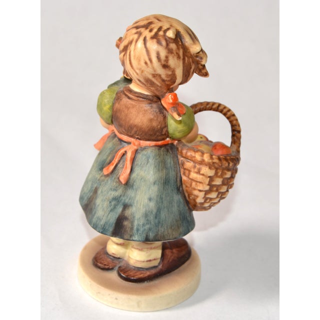 Tan 1964 Goebel Germany Hummel Collective Porcelain Girl Figurine Autumn Harvest For Sale - Image 8 of 14