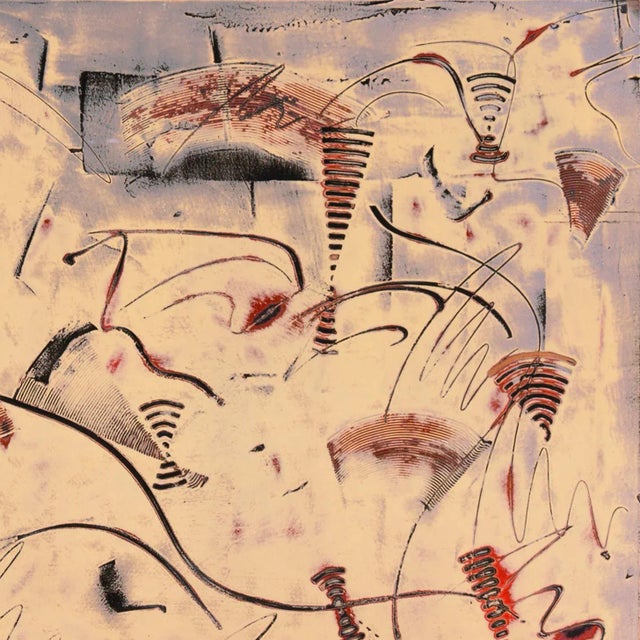 1980s 'Nankaweep' by Jim Jacobs, 1983, Lopoukhine Gallery, Boston, American Abstraction For Sale - Image 5 of 8