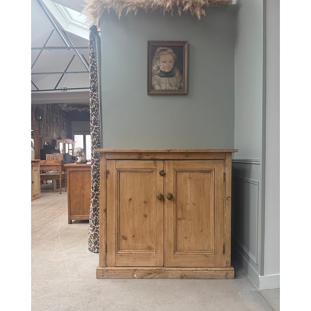 Vintage English Pine Sideboard, 1940s For Sale - Image 12 of 12