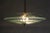 Italian Decorative Glass Double Disc Pendant Lamp, 1950s For Sale - Image 4 of 15