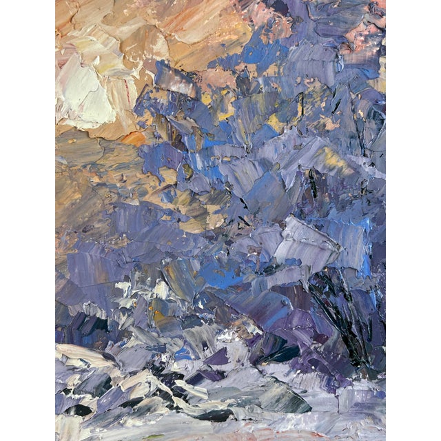 Oil Painting Frosty Morning Serdyuk Boris Petrovich For Sale - Image 9 of 11