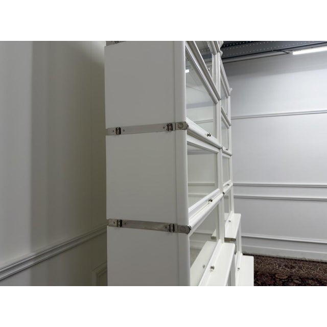 English White Display Bookcase from Globe Wernicke For Sale - Image 6 of 18