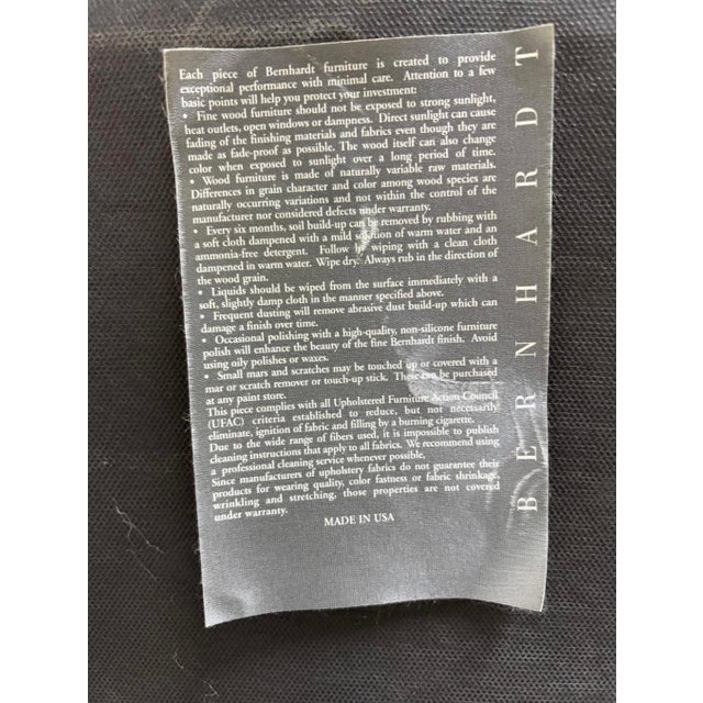 Late 20th Century Pair of Sleek Modern Lounge Chairs by Bernhardt For Sale - Image 12 of 15