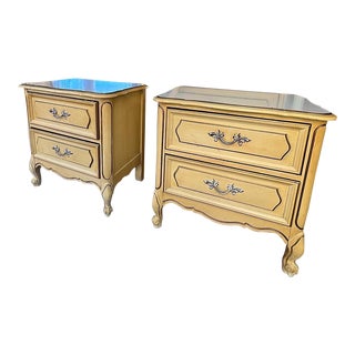 1960s Henry Link French Provincial Nightstands - Set of 2 For Sale