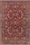 Shabby Chic Beautiful 1990's Floral Pak-Persian Red/Teal Wool Rug - 6'4'' X 9'2'' For Sale - Image 9 of 9