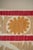 1960s Suzani Tablecover – Red Terracotta Beige Wall Decor 4'1'' X 4'2'' For Sale - Image 5 of 10