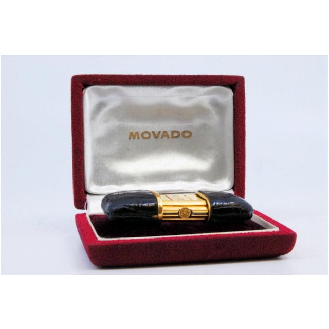 Movado Mechanical Travel Watch with Calendar For Sale - Image 5 of 8