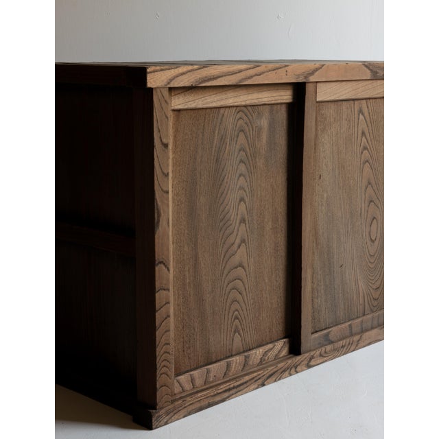 Japanese Antique Tansu 1860s-1920s / Cabinet Sideboard Wabi Sabi For Sale - Image 14 of 17