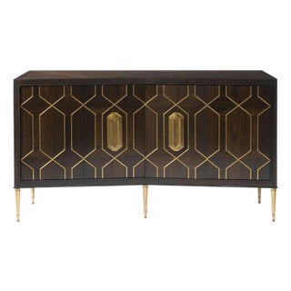 Butterfly Hexoganal Patterned Console For Sale