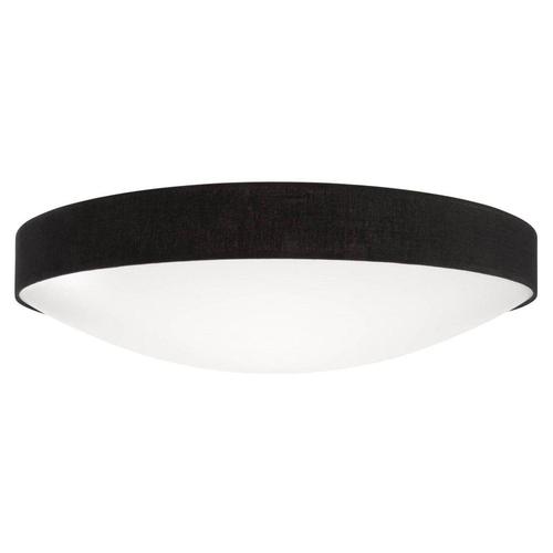 Kant Ceiling Lamp in Black Textile and Opal Acrylic from Konsthandverk For Sale - Image 6 of 6
