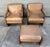 Lou Hodges Lou Hodges Style California Rustic Industrial Sling Lounge Chairs Ottoman a Pair For Sale - Image 4 of 12