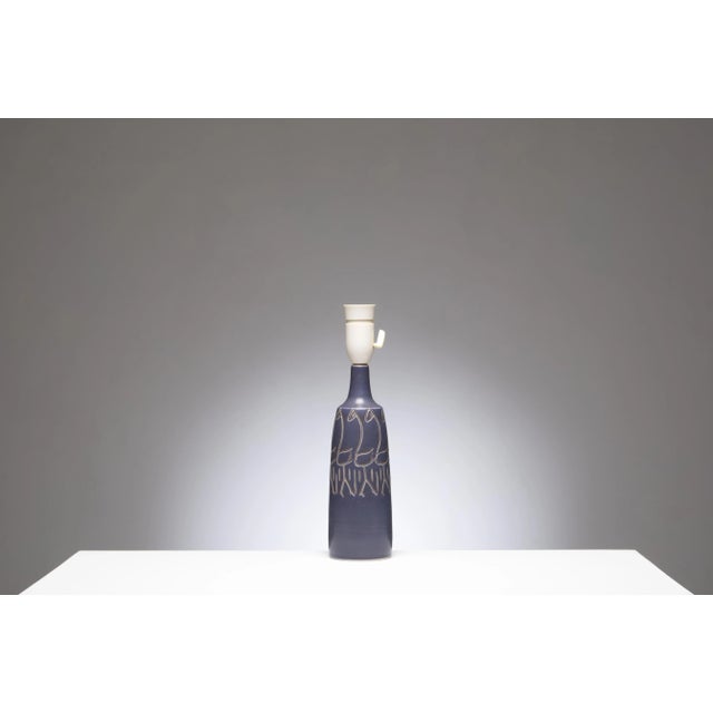 1960s Stoneware Table Lamp by Rigmor Nielsen for Søholm, 1960s For Sale - Image 5 of 5