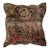 Pillow W/Antique Persian Rug Fragment, 1'4" X 1'4" For Sale