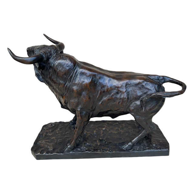 Metal Juan Cuavas, Bull, 1920, Bronze For Sale - Image 7 of 17