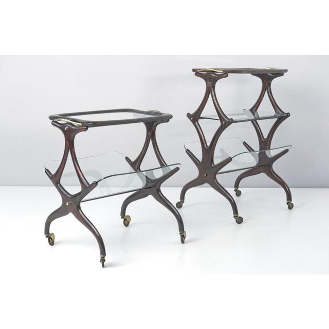 Table on Castors by Cesare Lacca for Cassina, Italy, 1955 For Sale - Image 12 of 13