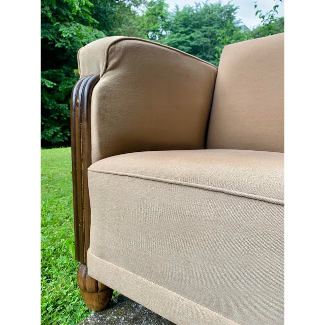 Set of Vintage Art Deco Chairs in the style of Eugene Printz, 1920s For Sale - Image 11 of 18