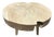 Andrianna Shamaris Mid Century Style Organic Teak Wood Coffee Table For Sale