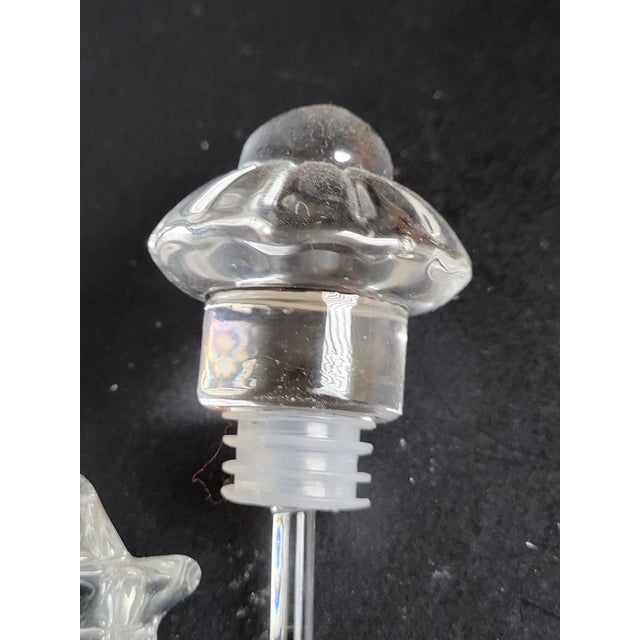 Vintage Lead Crystal Perfume Bottle With Stopper For Sale In San Francisco - Image 6 of 12