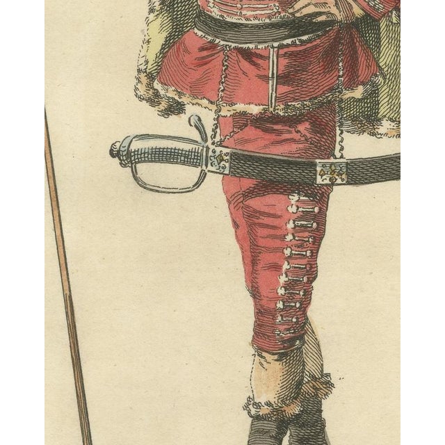 Jefferys, Tancred in Tancred and Sigismunda, Georgian Stage Costume, 1757, Engraving For Sale - Image 6 of 9