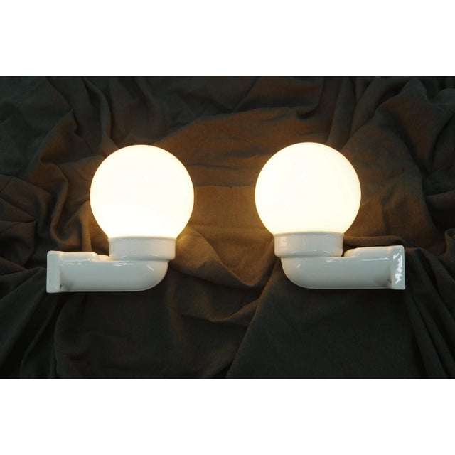 1920s Bathroom Set from Ditmar Urbach, 1928, Set of 8 For Sale - Image 5 of 18