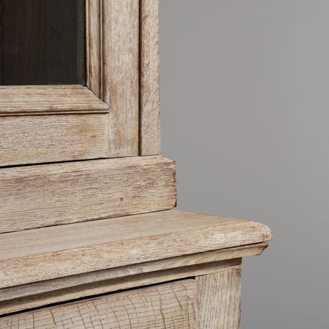 French French Oak Vitrine, Antique, France, Mid 19th Century For Sale - Image 3 of 11