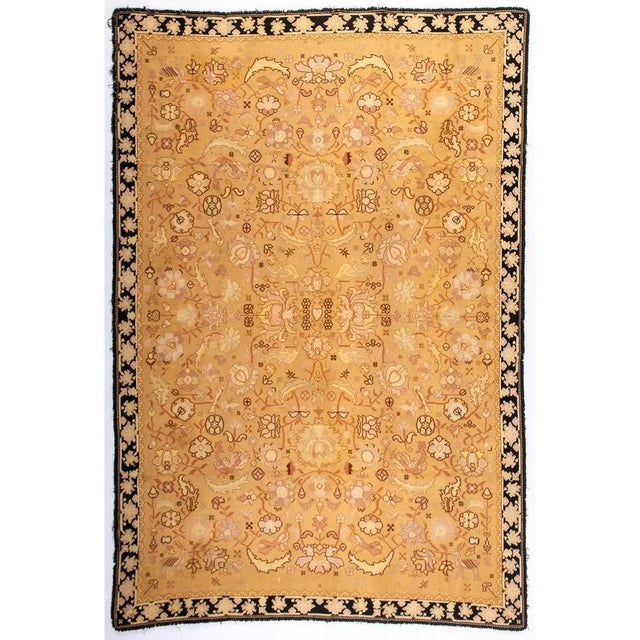 Vintage Hand-Woven Portuguese Sumac Rug For Sale - Image 13 of 13
