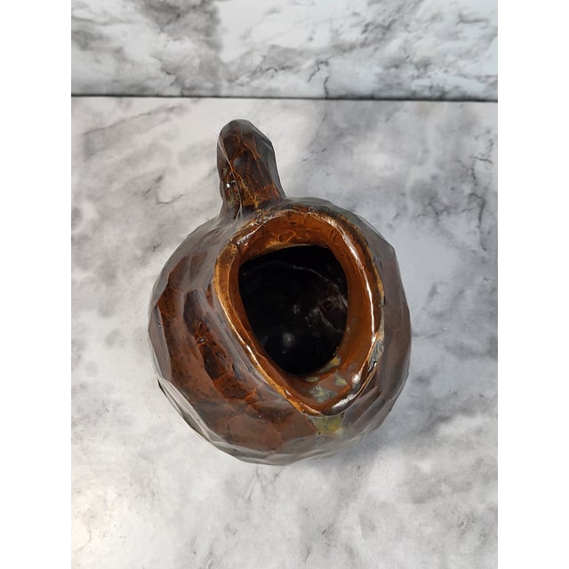 1940s Rustic Turkish Pottery Small Jug/Creamer For Sale - Image 4 of 15