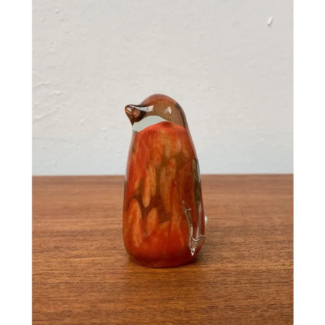 Vintage Glass Animal Penguin Sculpture from Mtarfa Glassblowers For Sale - Image 8 of 17