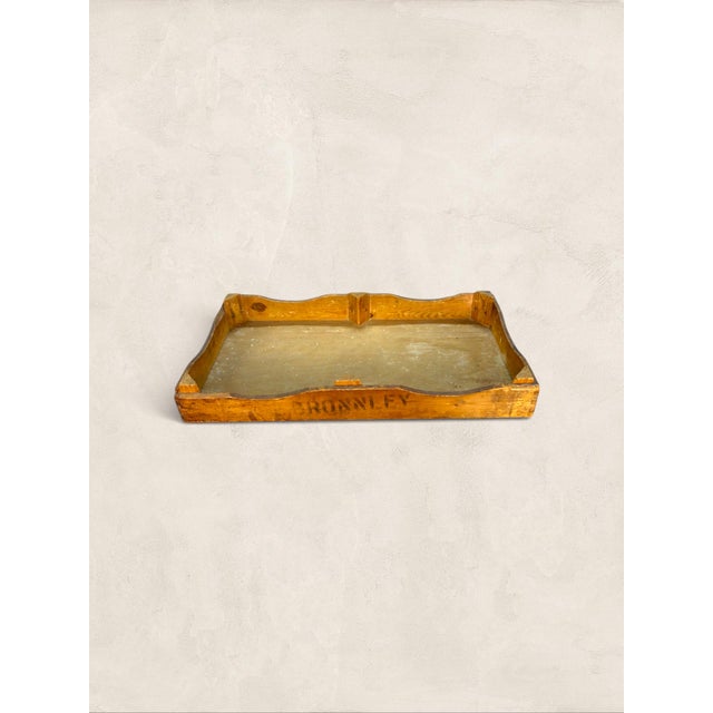Originally crafted to transport Bronnley soaps throughout England, this authentic 1920s pine tray carries nearly a century...
