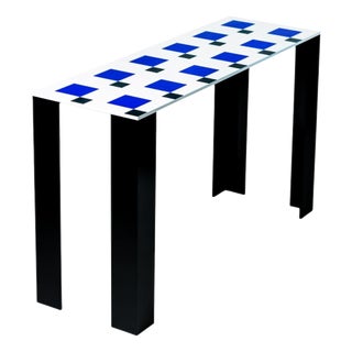 Festa Mobile Coco Console Table in Powder-Coated Aluminum by Altreforme For Sale