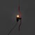 Italian Red Floor-to-Ceiling Lamp Parentesi by Achille Castiglioni and Pio Manzù for Flos, 1970s For Sale - Image 3 of 16