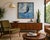 Striking 1970s Mid-Century acrylic on canvas painting by Matson, depicting a dramatic sailboat navigating rolling ocean...