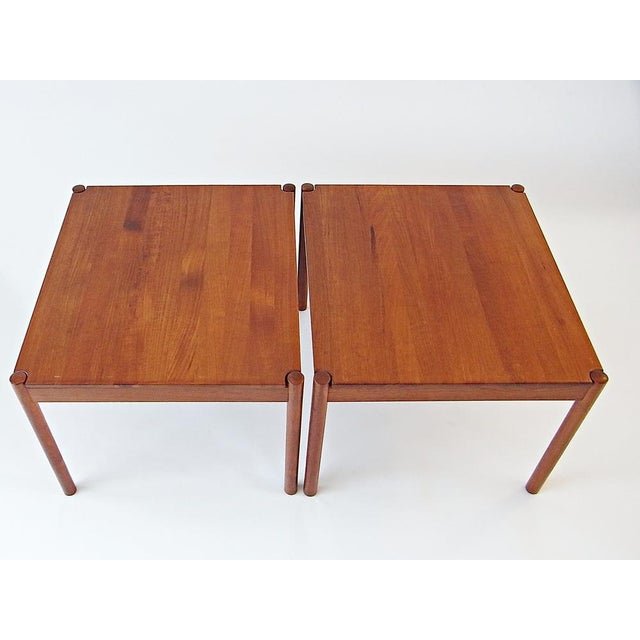 Black Side Tables in Teak by Magnus Olessen for Durup, 1960s, Set of 2 For Sale - Image 8 of 10
