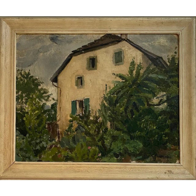 Oil on canvas sold with frame Total size with frame 52x62 cm Gustave François BARRAUD is an artist born in Switzerland in...