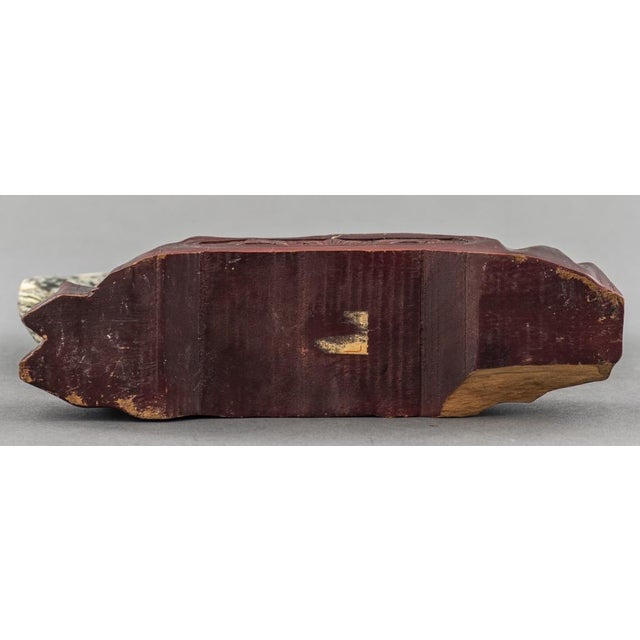 Early 20th Century Chinese Natural Form Oval Dreamstone For Sale - Image 5 of 6