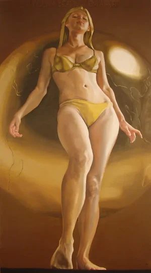 Mihai Florea, Forever Worship, Oil on Canvas