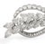 Platinum Diamond Brooch Pendant, adorned with 16 marquise brilliant cut diamonds, 26 baguette diamonds and 15 round...
