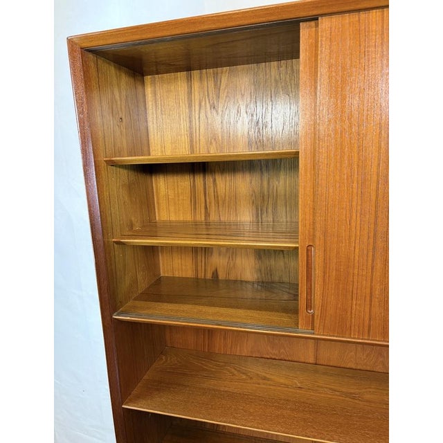 Wood Mid-Century Teak Wall Unit by Poul Hundevad, 1960s For Sale - Image 7 of 15