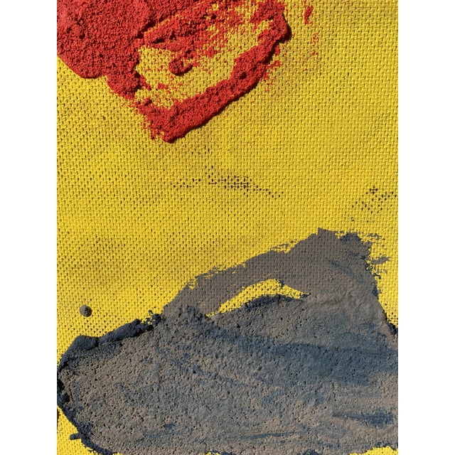 Wood 1950s "Traffic" Art Brut Brooklyn Museum Mid Century Painting For Sale - Image 7 of 12