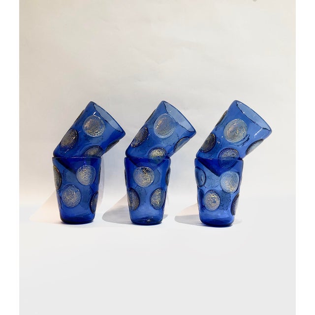 Early 21st Century Murano Crystal Glasses by Mariana Iskra, Set of 6 For Sale - Image 5 of 15