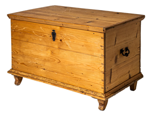 Rustic Fir Chest, Southern Germany / Franconia, Mid-19th Century