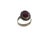 1980s Vintage Silver With Garnet Stone Ring Size 7 Jaipur India For Sale - Image 5 of 10