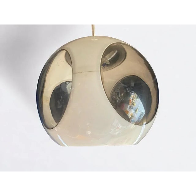 Vintage Colani UFO Ceiling Lamp in White Plastic from Massive, 1970s For Sale - Image 6 of 12