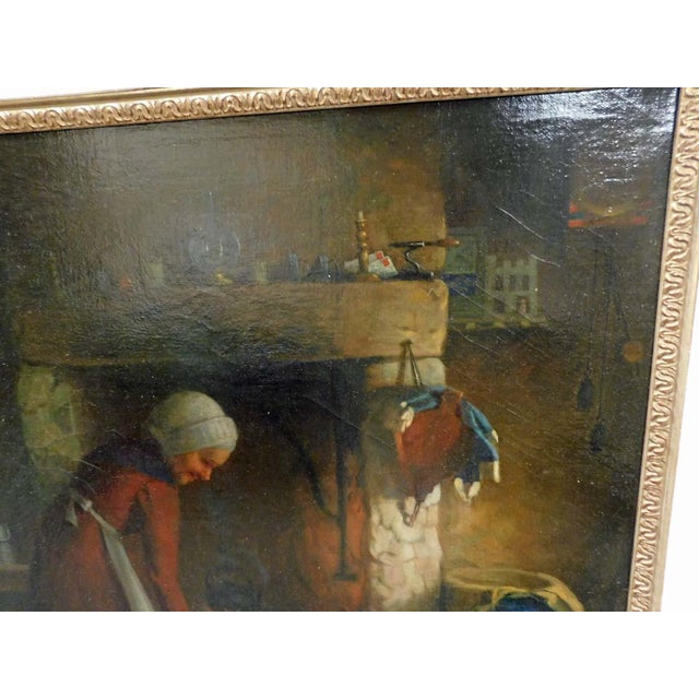 John McClymont Antique Original Oil Painting Canvas Hand Signed Fine Art For Sale In Denver - Image 6 of 9