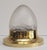 Metal Art Nouveau Ceiling Lamp in Brass and Glass, 1890s For Sale - Image 7 of 10