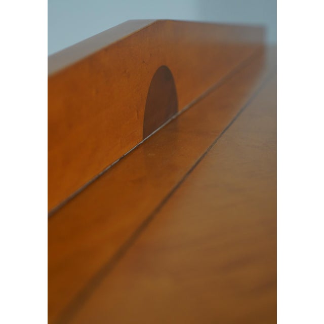 Hickory White Genesis Collection Satinwood Biedermier Server For Sale - Image 10 of 18