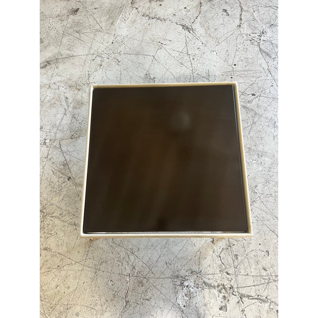 Knoll Mid Century Modern Aluminum and Enamel Coffee Table by Richard Schultz for Knoll For Sale - Image 4 of 4
